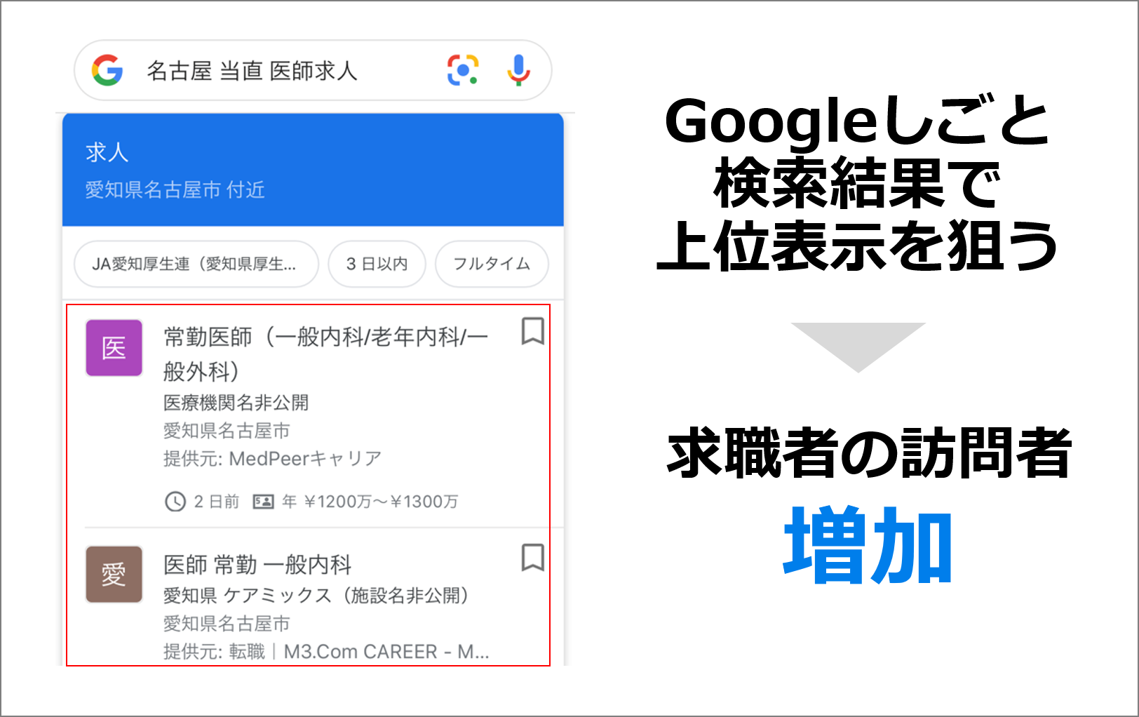 Googleしごと検索